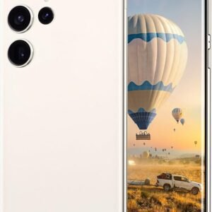 C23 Ultra 5G Unlocked Smartphone,6GB+256GB Fully Unlocked Cell Phone for Android 13, 6.8" Unlocked Cell Phone, 6800mAh, 48MP+108MP Dual Camera/Dual SIM/Fingerprint Lock/Face ID 5G Phone (White)